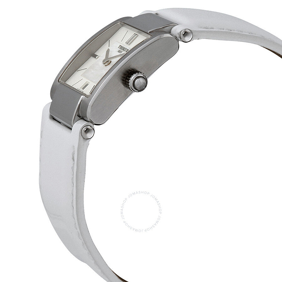 Tissot T-Lady White Mother of Pearl Dial Ladies Watch T090.310.16.111.01 - The Watches Men & Co #2