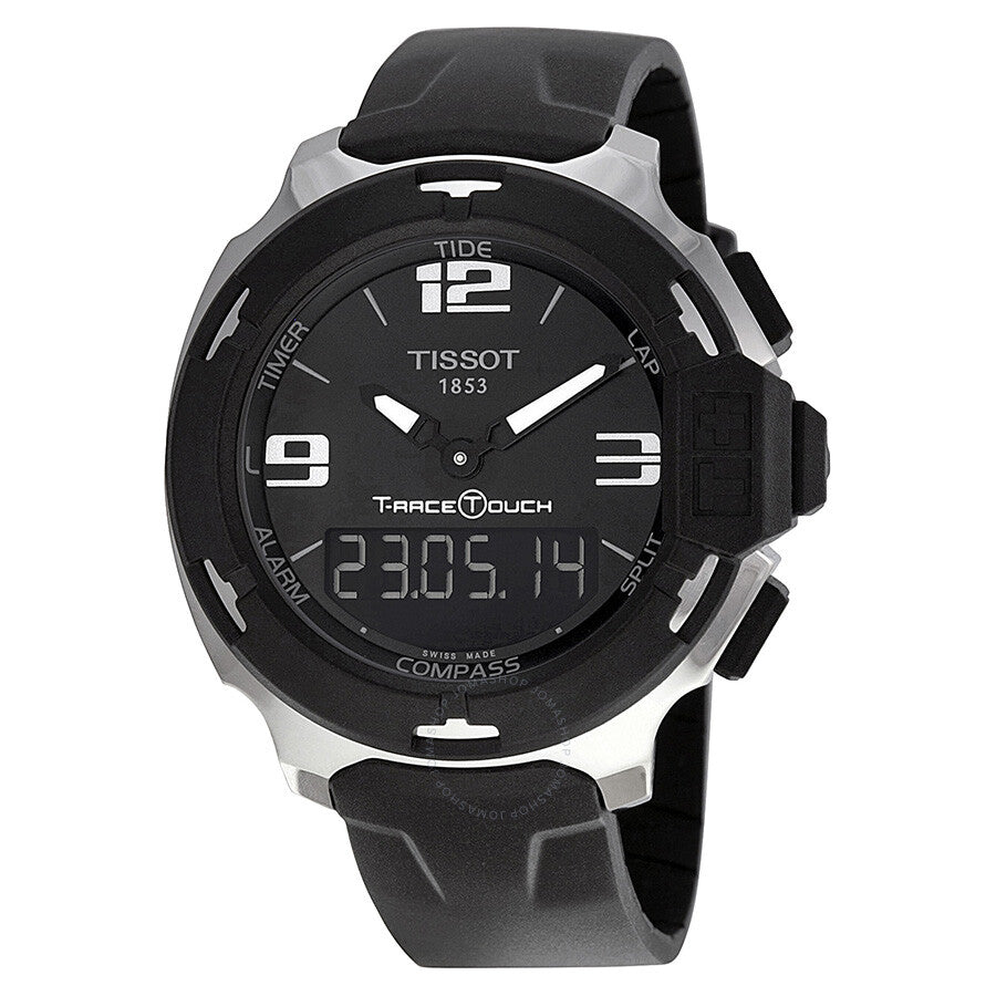 Tissot T-Race Analog Digital Black Rubber Men's Watch T0814201705701 - The Watches Men & Co