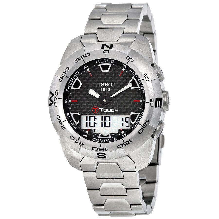 Tissot T-Touch Expert Brushed Titanium Analog/Digital Men's Watch T013.420.44.201.00 - The Watches Men & Co