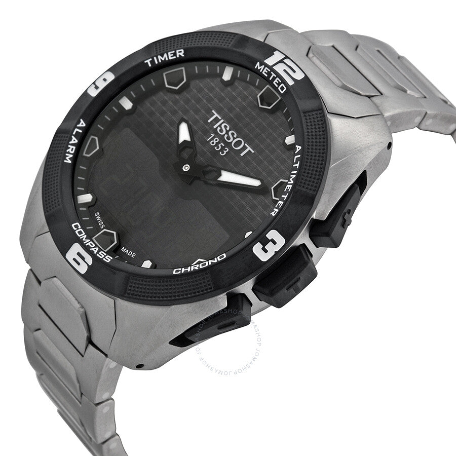 Tissot T-Touch Expert Solar Black Dial Men's Watch T0914204405100 - The Watches Men & Co #2