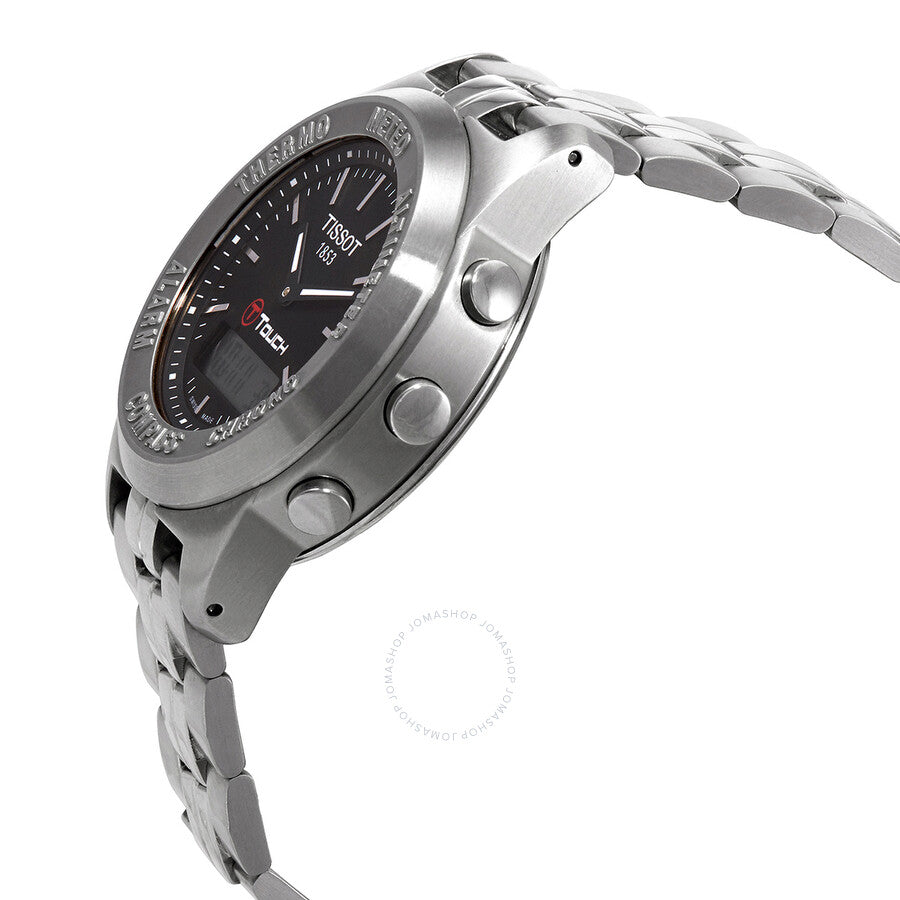 Tissot T-Touch Quartz Analog-Digital Black Dial Men's Watch T33.1.388.51 - The Watches Men & Co #2