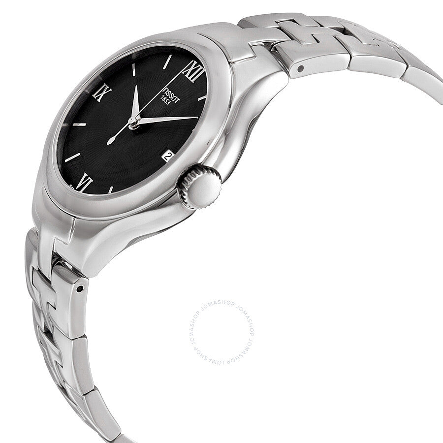 Tissot T-Trend T12 Black Dial Stainless Steel Ladies Watch T0822101105800 - The Watches Men & Co #2