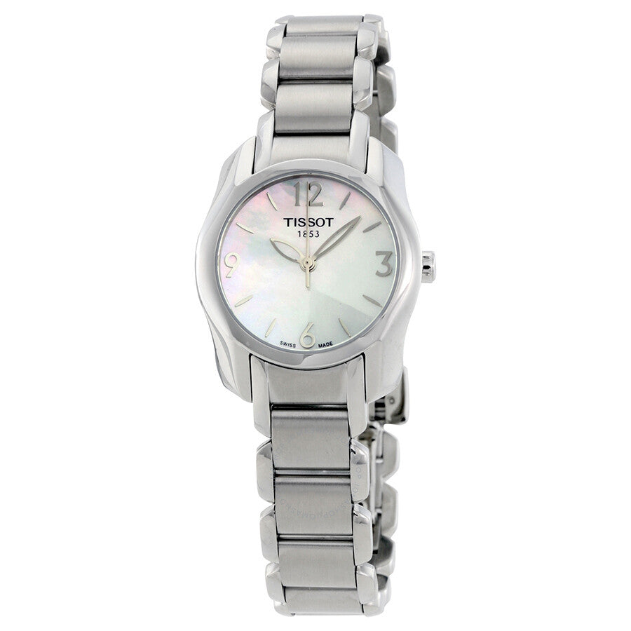 Tissot T-Wave Mother of Pearl Dial Ladies Watch T023.210.11.117.00 - The Watches Men & Co