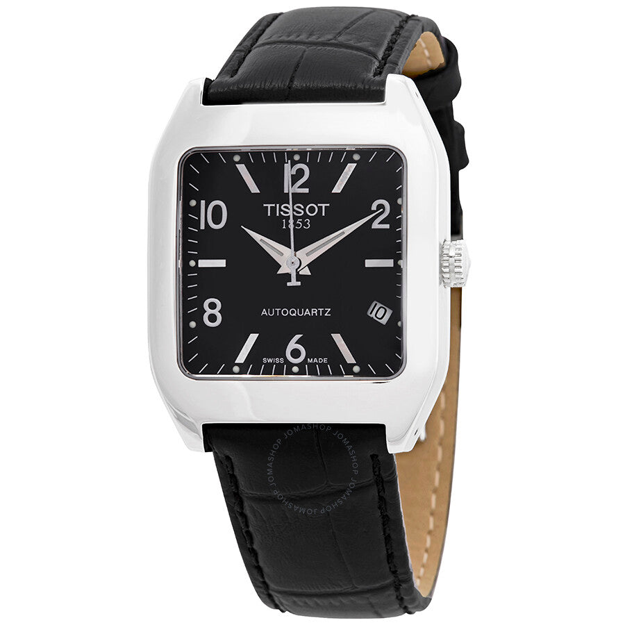 Tissot T-Win Autoquartz Black Dial Ladies Watch T08.1.187.53 - Watches of America