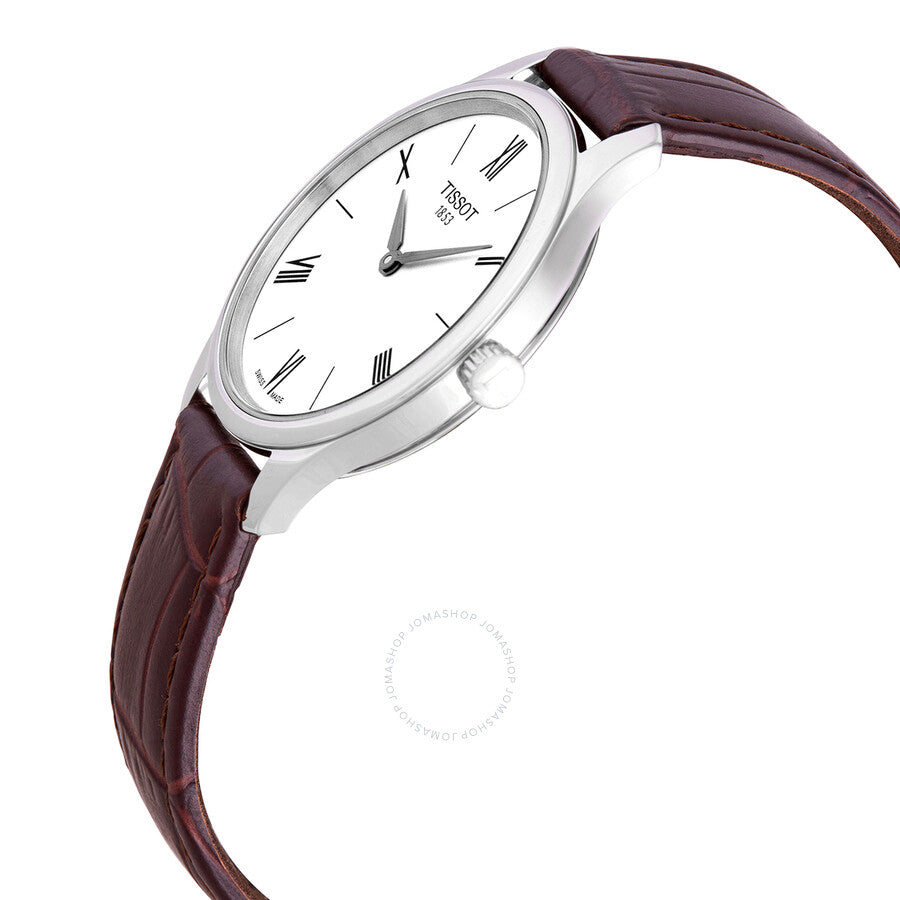 Tissot Tradition 5.5 Quartz Silver Dial Ladies Watch T063.209.16.038.00 - The Watches Men & Co #2
