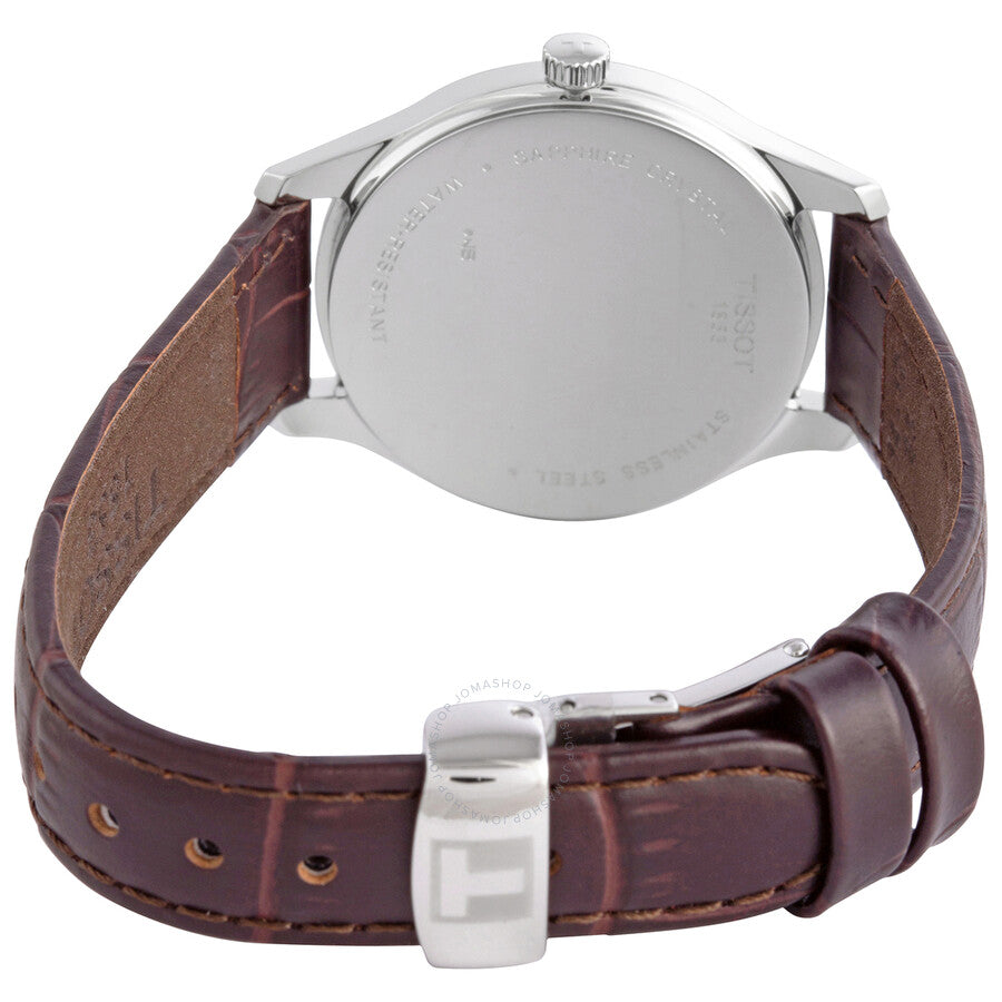 Tissot Tradition 5.5 Quartz Silver Dial Ladies Watch T063.209.16.038.00 - The Watches Men & Co #3