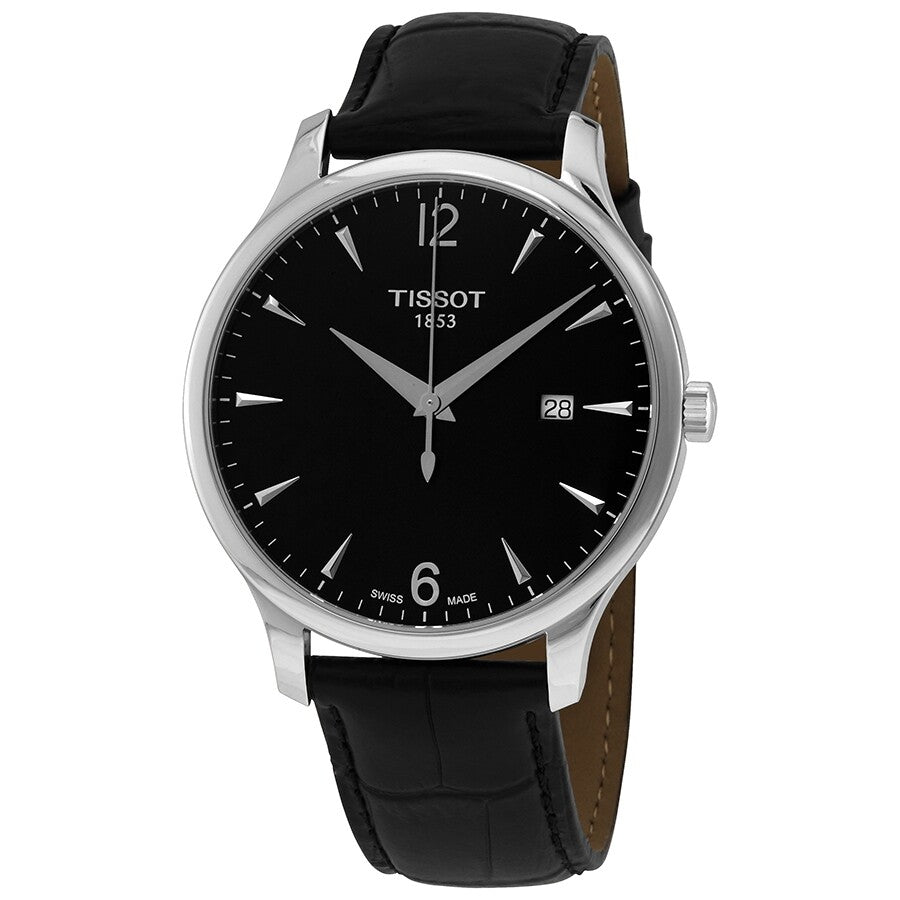 Tissot Tradition Quartz Black Dial Men's Watch T063.610.16.057.00 - Watches of America