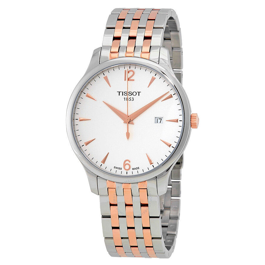 Tissot Tradition Silver Dial Men's Watch T063.610.22.037.01 - Watches of America