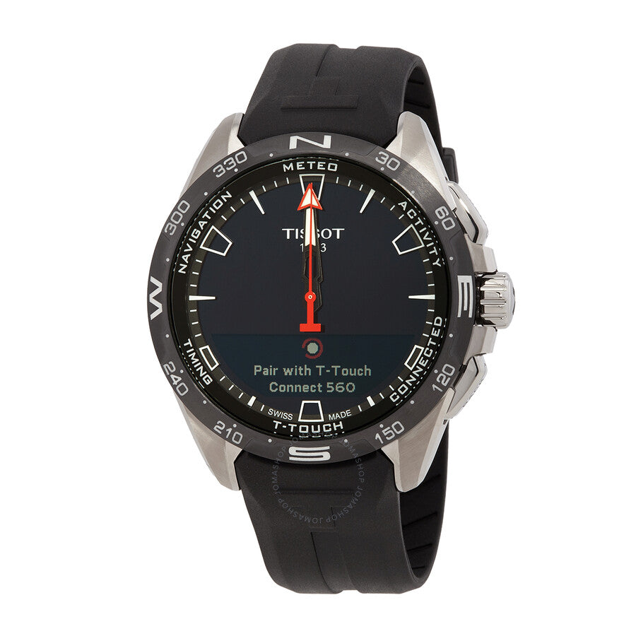 Tissot T-Touch Perpetual Alarm Chronograph Quartz Analog-Digital Black Dial Men's Watch T121.420.47.051.00 - Watches of America