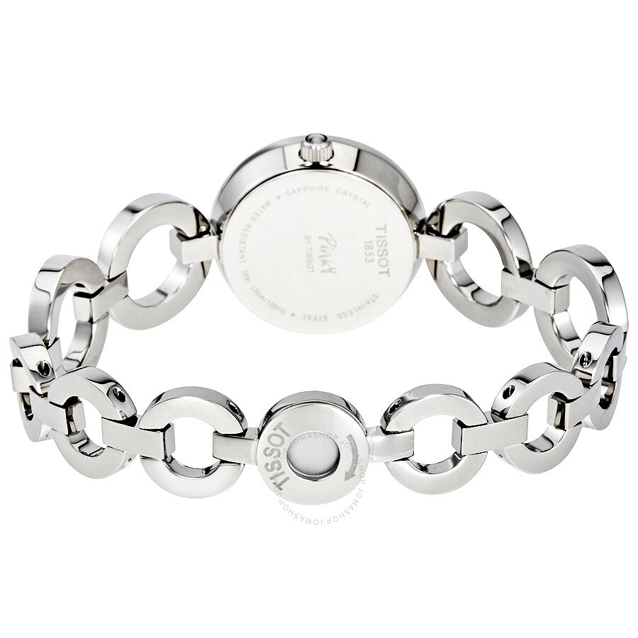 Tissot White Mother of Pearl Diamond Dial Ladies Watch T084.210.11.116.01 - The Watches Men & Co #3