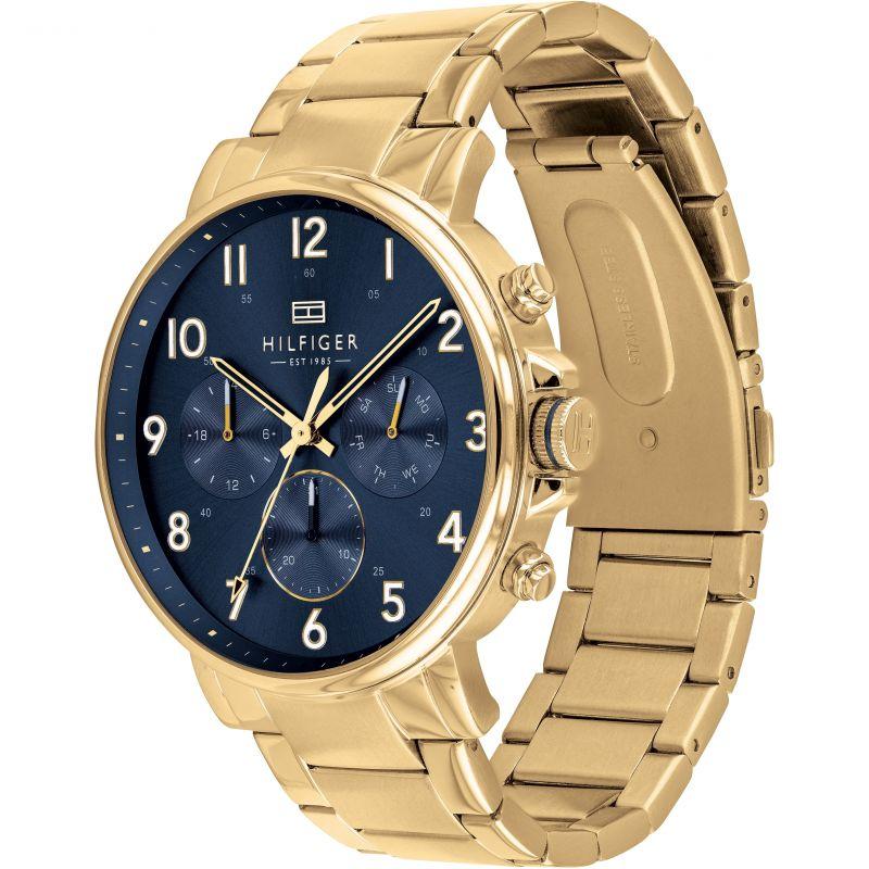 Tommy Hilfiger Multi-function Gold Steel Men's Watch 1710384