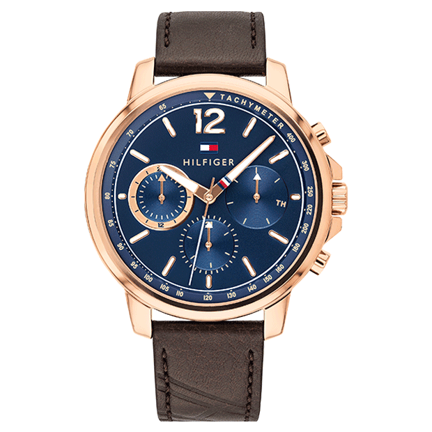Tommy Hilfiger Reloj cronógrafo con esfera azul para hombre 1791532