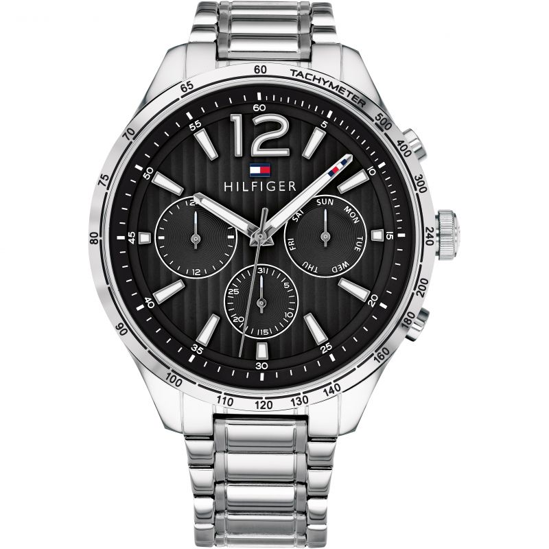 Tommy Hilfiger Gavin Reloj cronógrafo con esfera negra para hombre 1791469