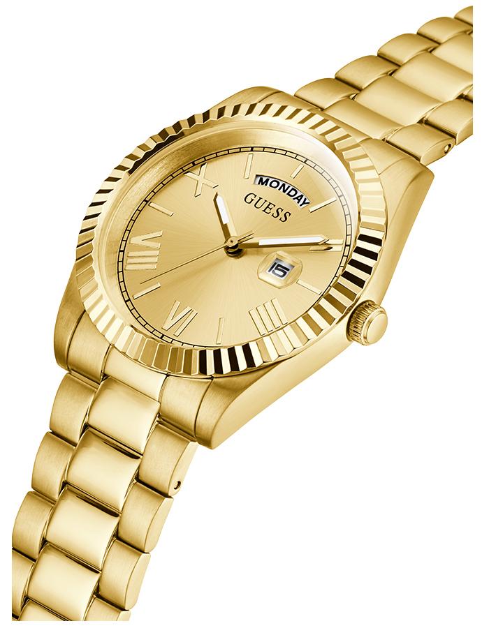 Reloj Guess Connoisseur de acero inoxidable en tono dorado GW0265G2