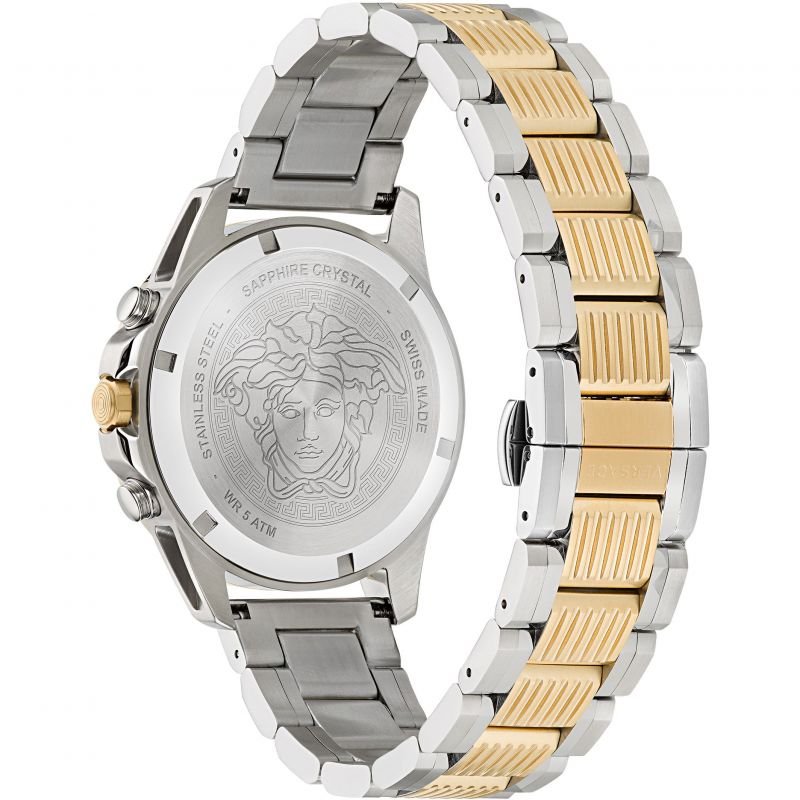 Versace Greca Action Chronograph Two-Tone Men's Watch - VE3J00522