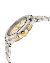 ساعة فيرساتشي غريكا كرونوغراف كوارتز فضية اللون للرجال VEZ900321