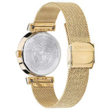 ساعة فيرساتشي ميندر كوارتز نسائية بمينا أسود VELW00720