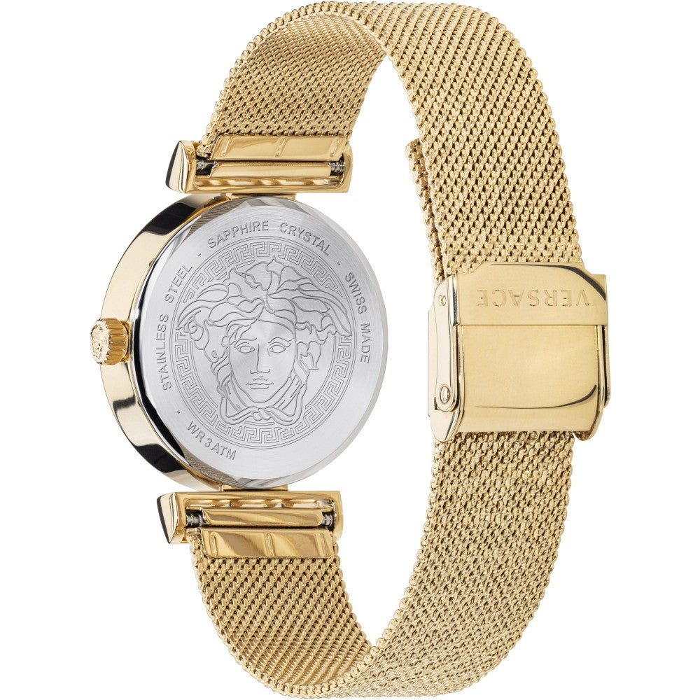 Versace Meander Quartz Silver Dial Women's Watch - VELW00820