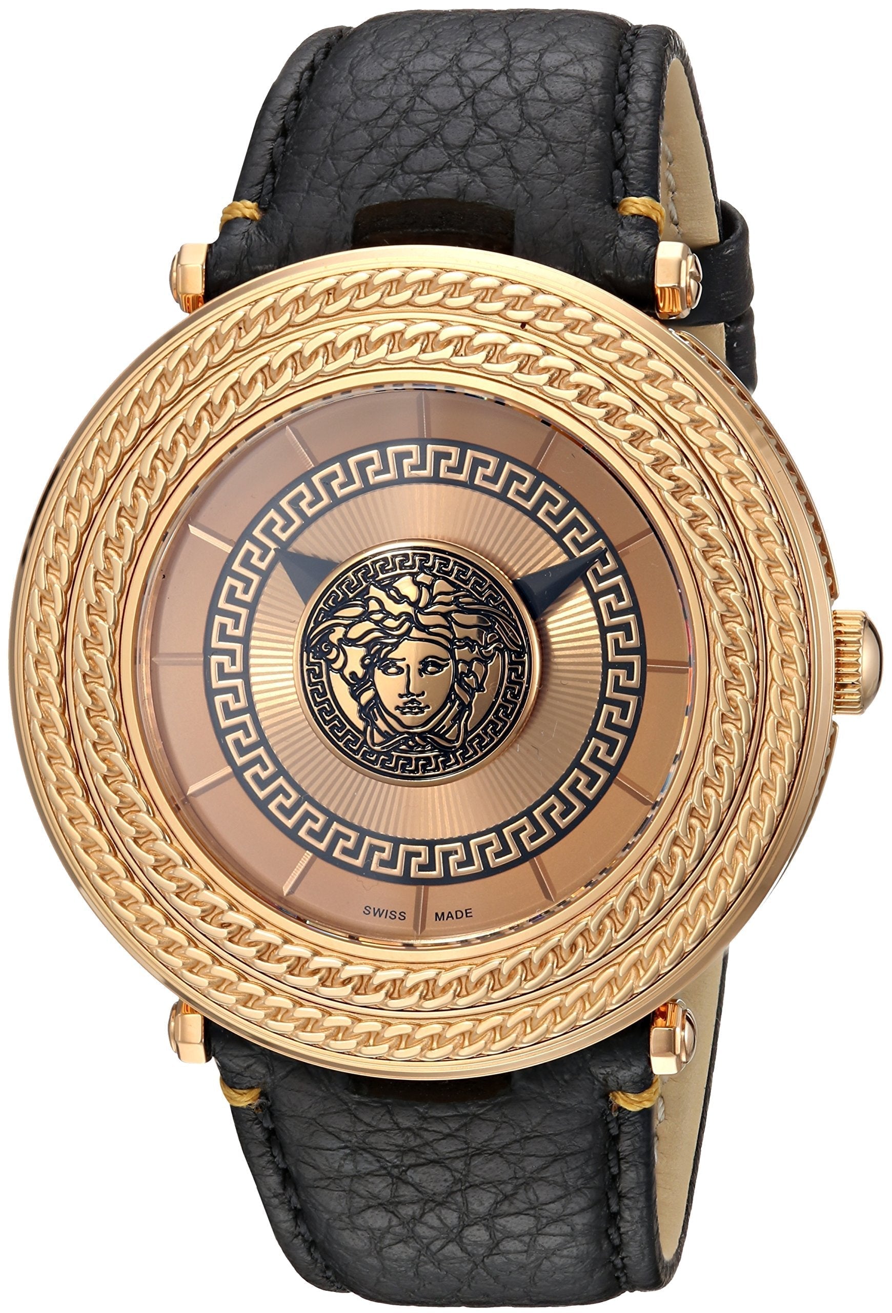 Versace V-Metal Icon Rose Gold Men's Watch VQL020015
