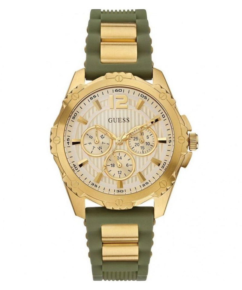 Guess Reloj Mujer Correa Silicona Verde Militar W0325L5