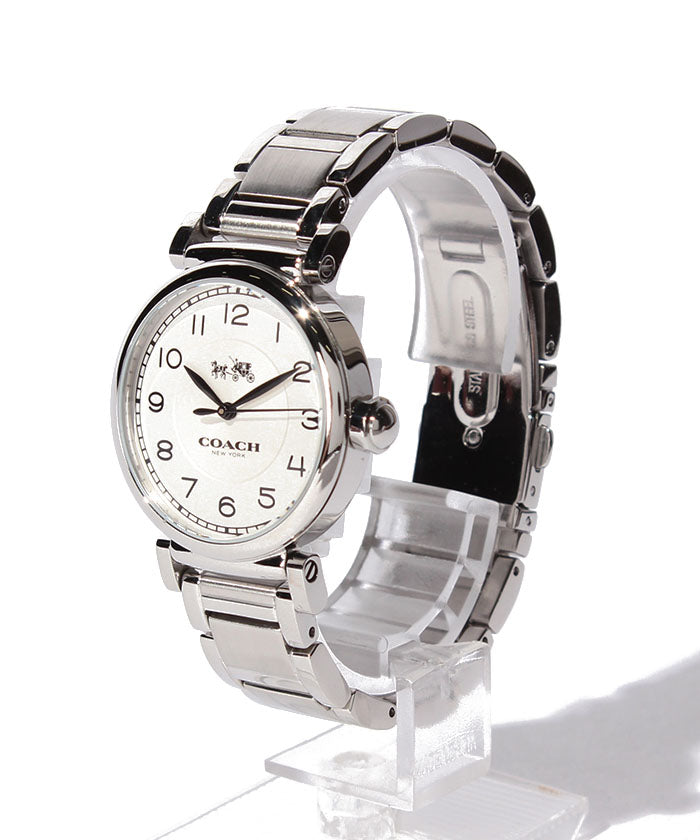Coach Madison Silver White Dial Women's Watch 14502394 - Watches of America #2