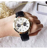 Fossil Grant Chronograph Cream Dial Men's Watch FS5272