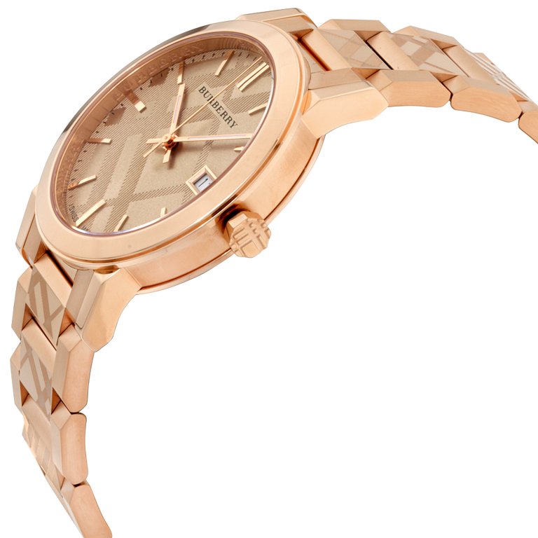 Burberry Rose Gold-Tone Dial Stainless Steel Quartz Women's Watch BU9039 - Watches of America #2