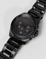 Michael Kors Reloj Alek All Black de gran tamaño para hombre MK8900