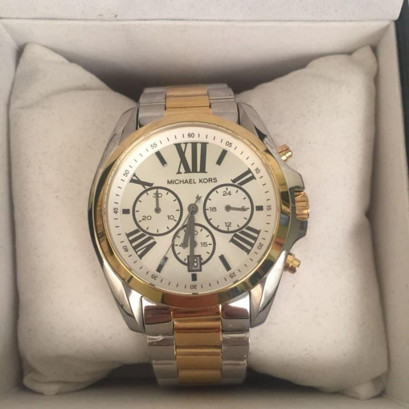 Michael Kors Bradshaw Chronograph Two-tone Ladies Watch MK5855 - Watches of America #4