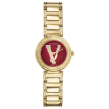 Versace Virtus Gold Mini Red Dial Women's Watch  VET300321 - Watches of America