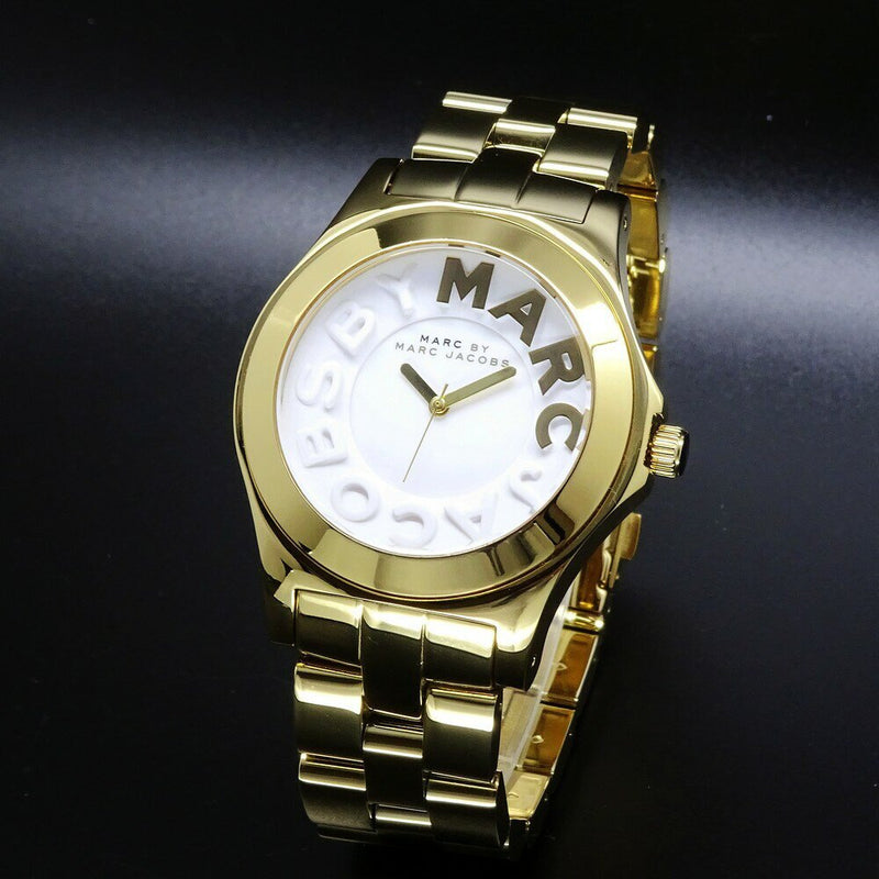 Marc Jacobs Women's 'Rivera' Gold-Tone Stainless Steel Watch MBM3134 - Watches of America #9