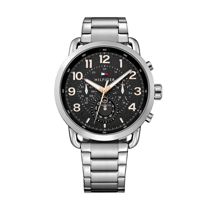 Tommy Hilfiger Briggs Chronograph Black Dial Men's Watch  1791422 - Watches of America