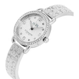 Coach Delancey Classic All Silver Diamond Ladies Watch 14502353 - Watches of America #3