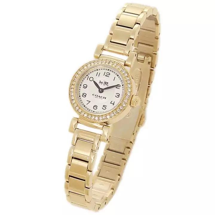 Coach Gold Tone Swarovski Crystal Women's Watch 14502403 - Watches of America #2