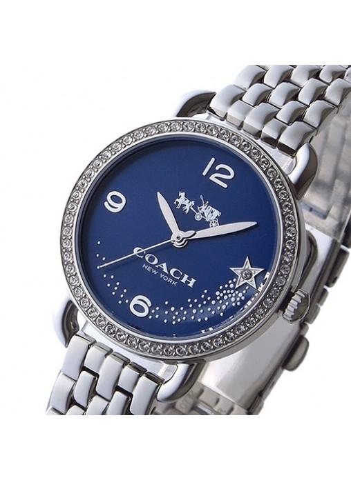 Coach Glitz Blue Dial Stainless Steel Women's Watch 14502693 - Watches of America #2