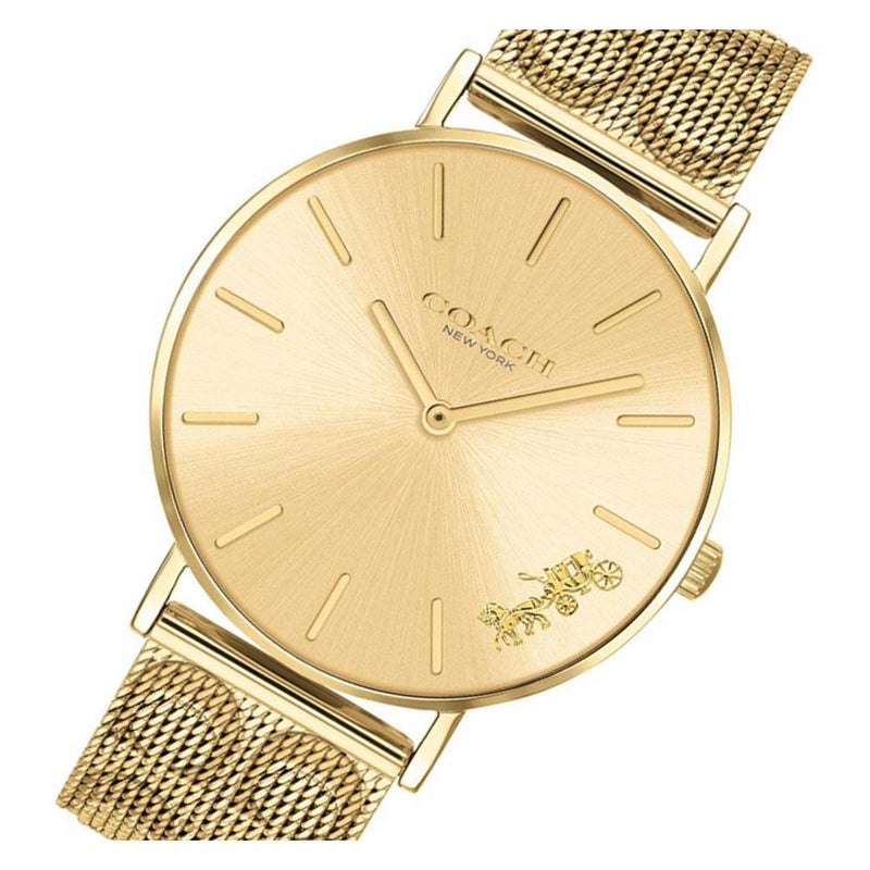 Coach Perry Gold Mesh Women's Watch 14503342 - Watches of America #2