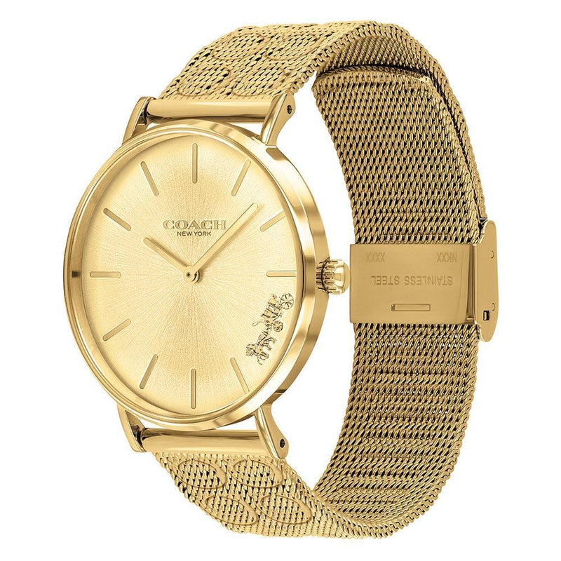 Coach Perry Gold Mesh Women's Watch 14503342 - Watches of America #3