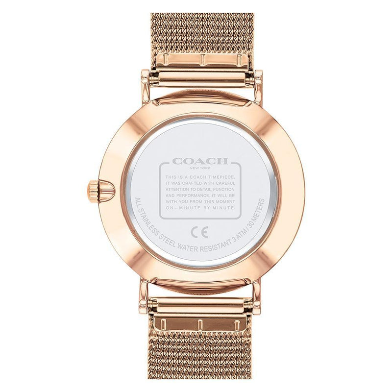 Coach Perry Rose Gold Mesh Women's Watch 14503343 - Watches of America #4