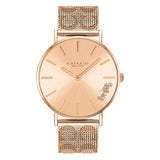 Coach Perry Rose Gold Mesh Women's Watch  14503343 - Watches of America