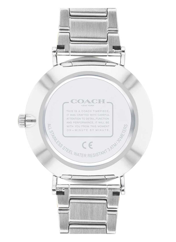 Coach Perry Reloj de mujer con esfera plateada 14503344