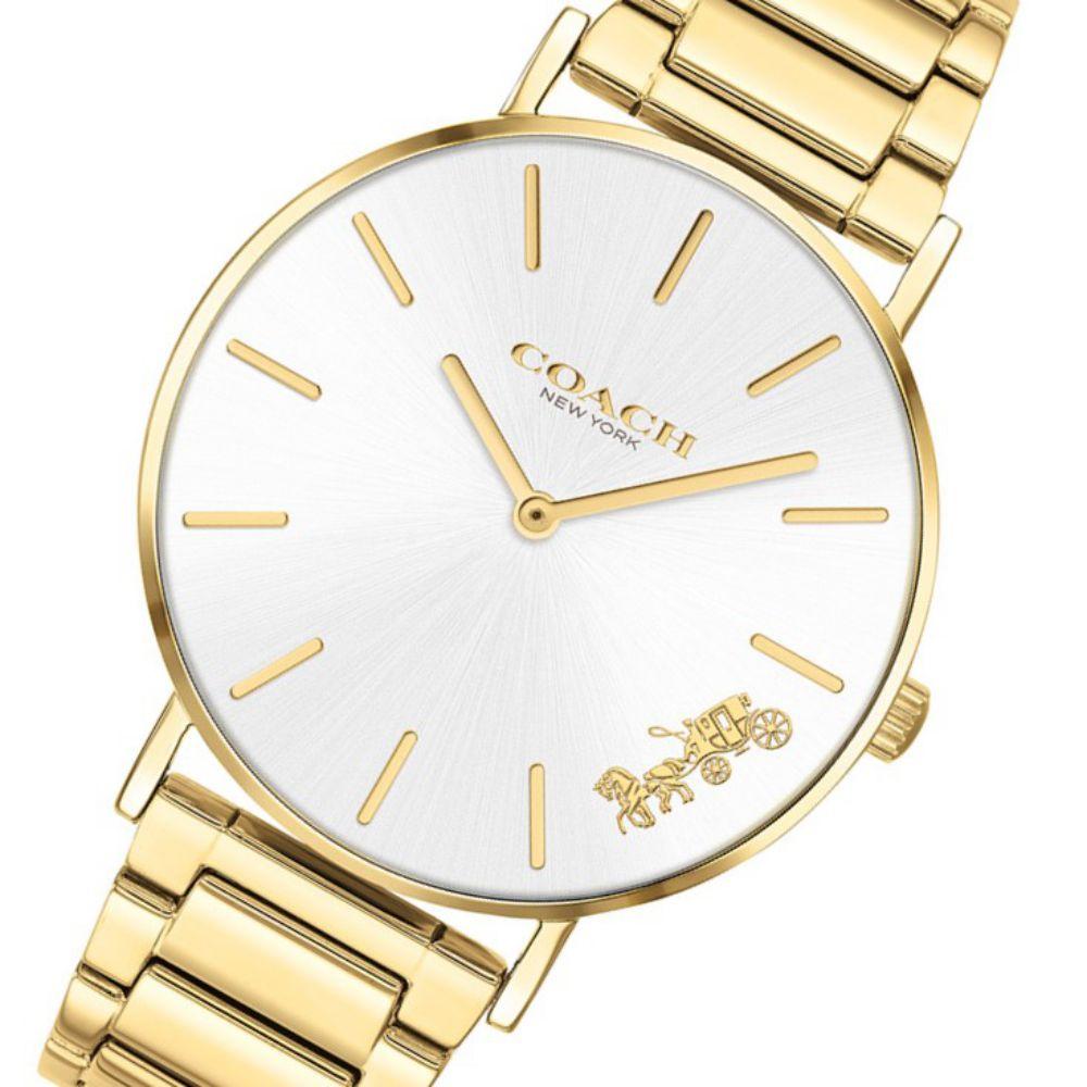 Coach Perry Gold Steel Women's Watch 14503345 – Watches of America