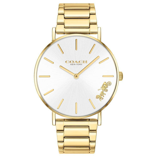 Coach Perry Gold Steel Women's Watch  14503345 - Watches of America