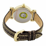 Coach Gold Madison Brown Monogram Leather Glitz Women's Watch 14503397 - Watches of America #2