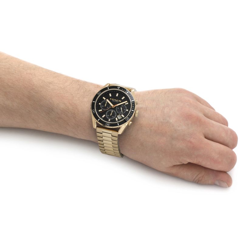 Coach Preston Chronograph Gold Men's Watch 14602517 – Watches of