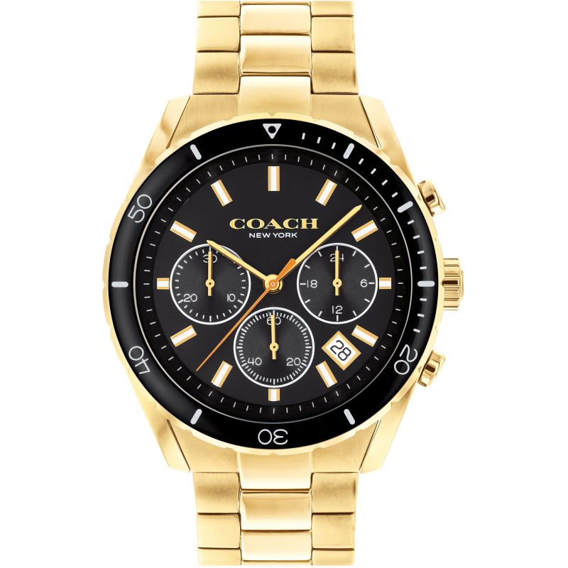 Coach Preston Chronograph Gold Men's Watch  14602517 - Watches of America