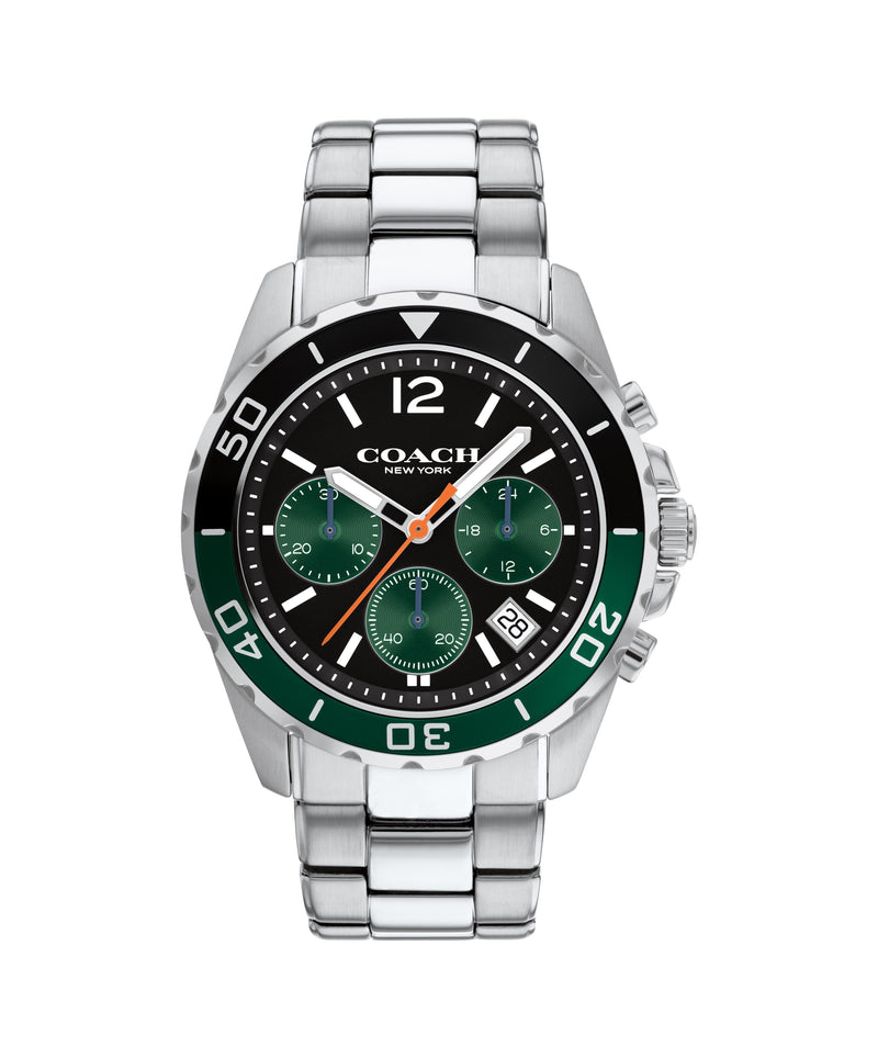 Coach Kent Stainless Steel Silver Men's Watch  14602557 - Watches of America