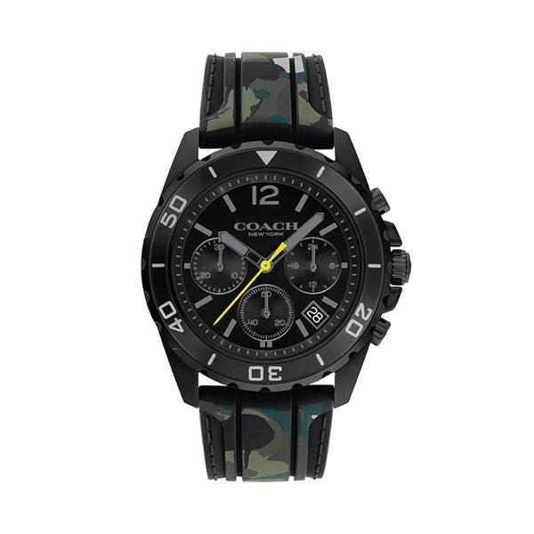 Coach Kent Camo Rubber Strap Men's Watch  14602567 - Watches of America