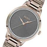 Hugo Boss Crystal Paved Rose Gold Ladies Watch 1502463 - Watches of America #3