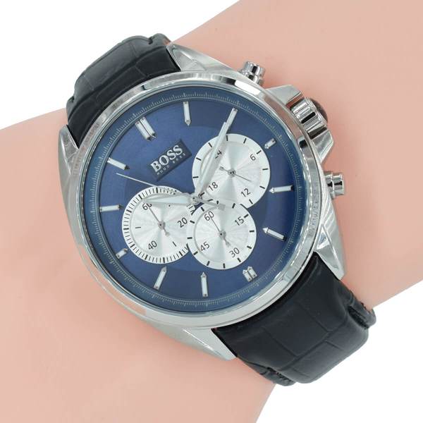 Hugo Boss Chronograph Blue Dial Men's Watch 1512882 - Watches of America #3