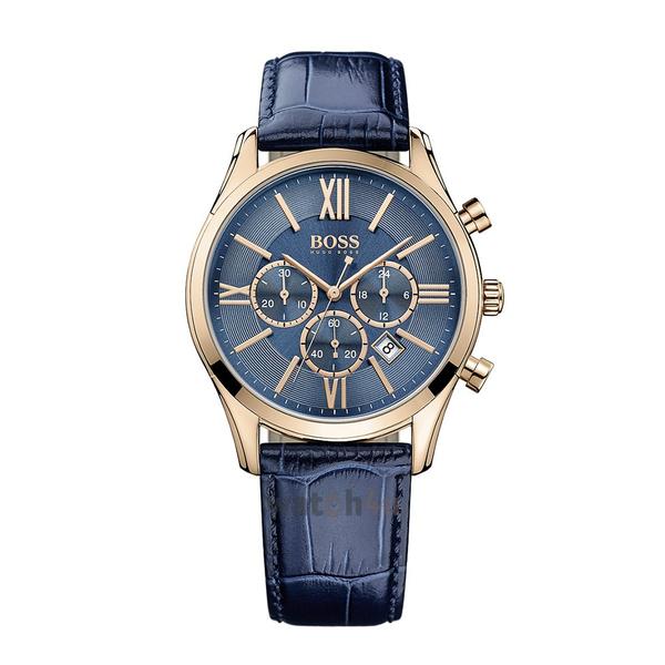 Hugo Boss Ambassador Chronograph Blue Dial Men's Watch  1513320 - Watches of America
